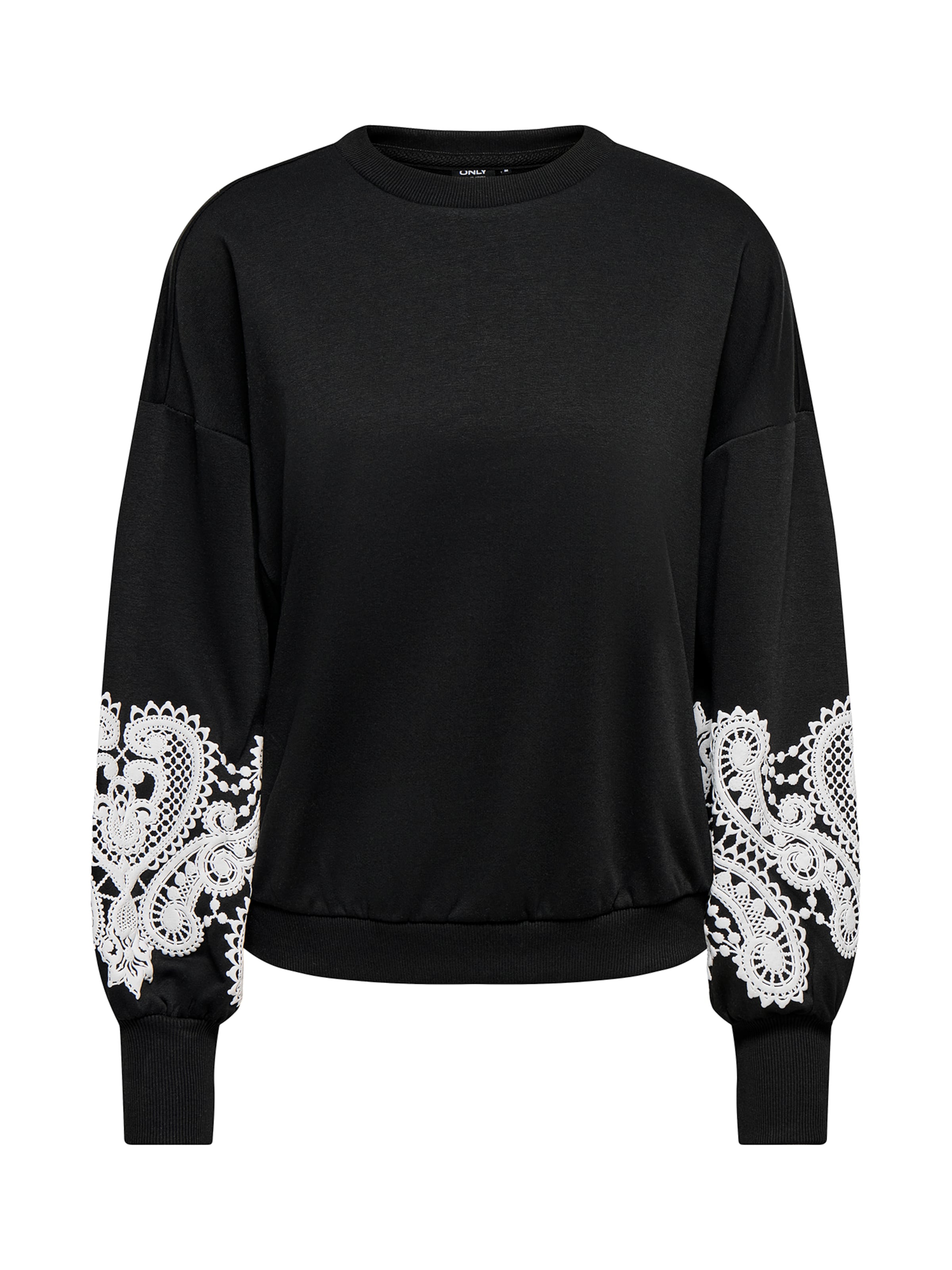 Felpa 'ONLBROOKE' di ONLY in nero: frontale
