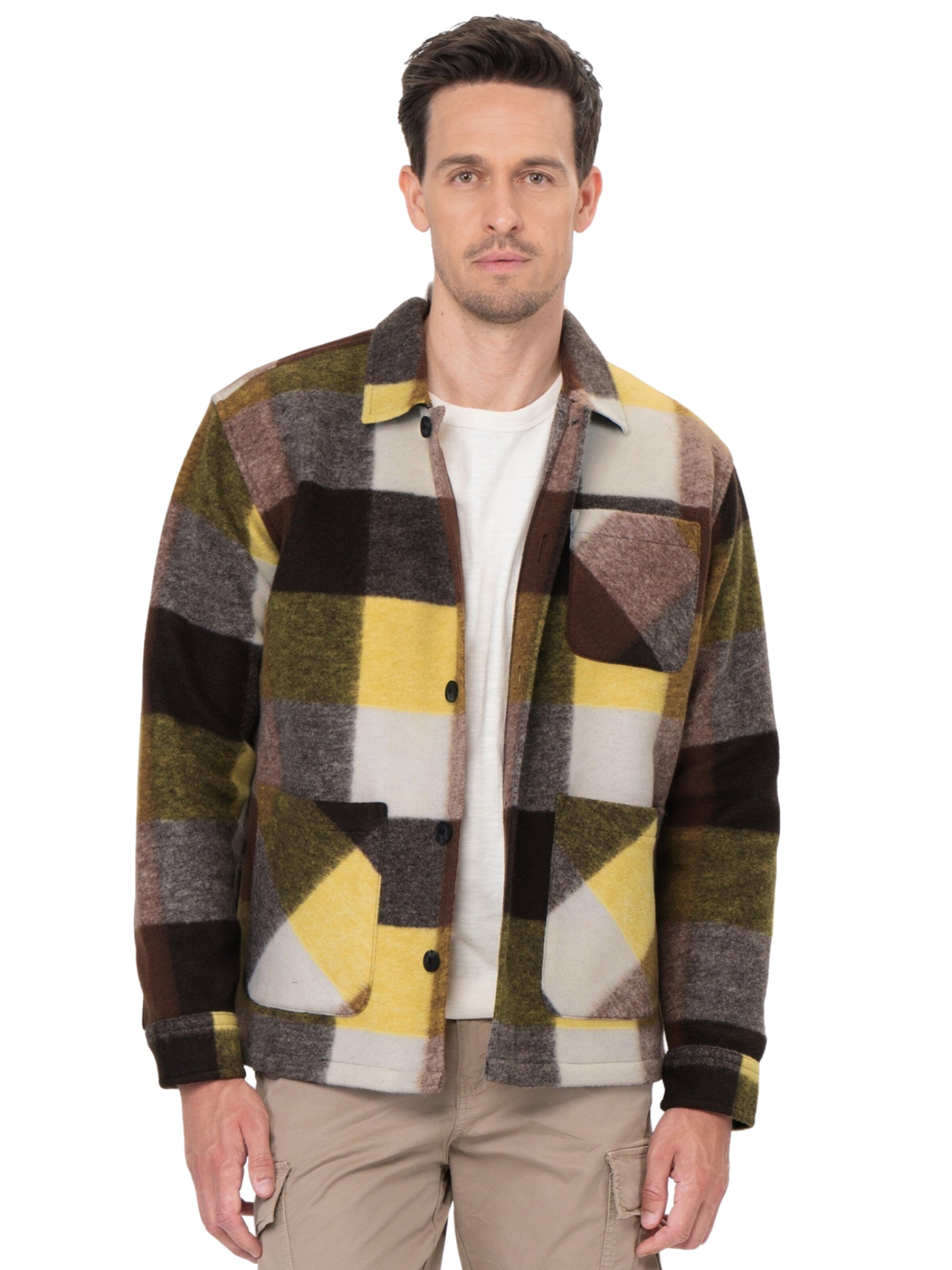 Key Largo Välikausitakki 'LOCARNO' värissä ruskea