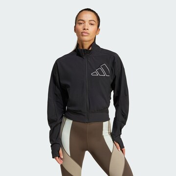 ADIDAS PERFORMANCE Spordijope 'D4T', värv must: eest vaates