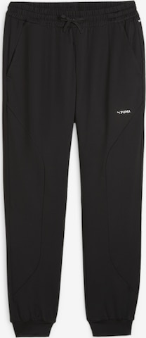 Tapered Pantaloni sportivi di PUMA in nero: frontale