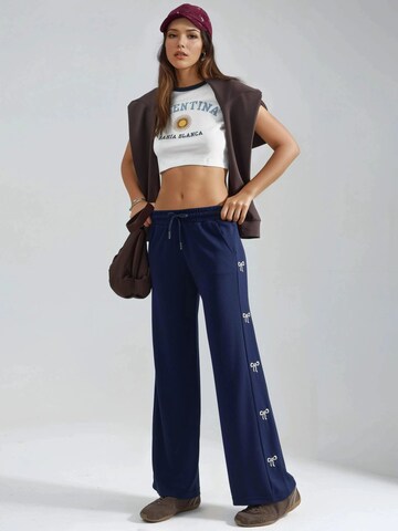 Hiccup - Loosefit Calças em azul