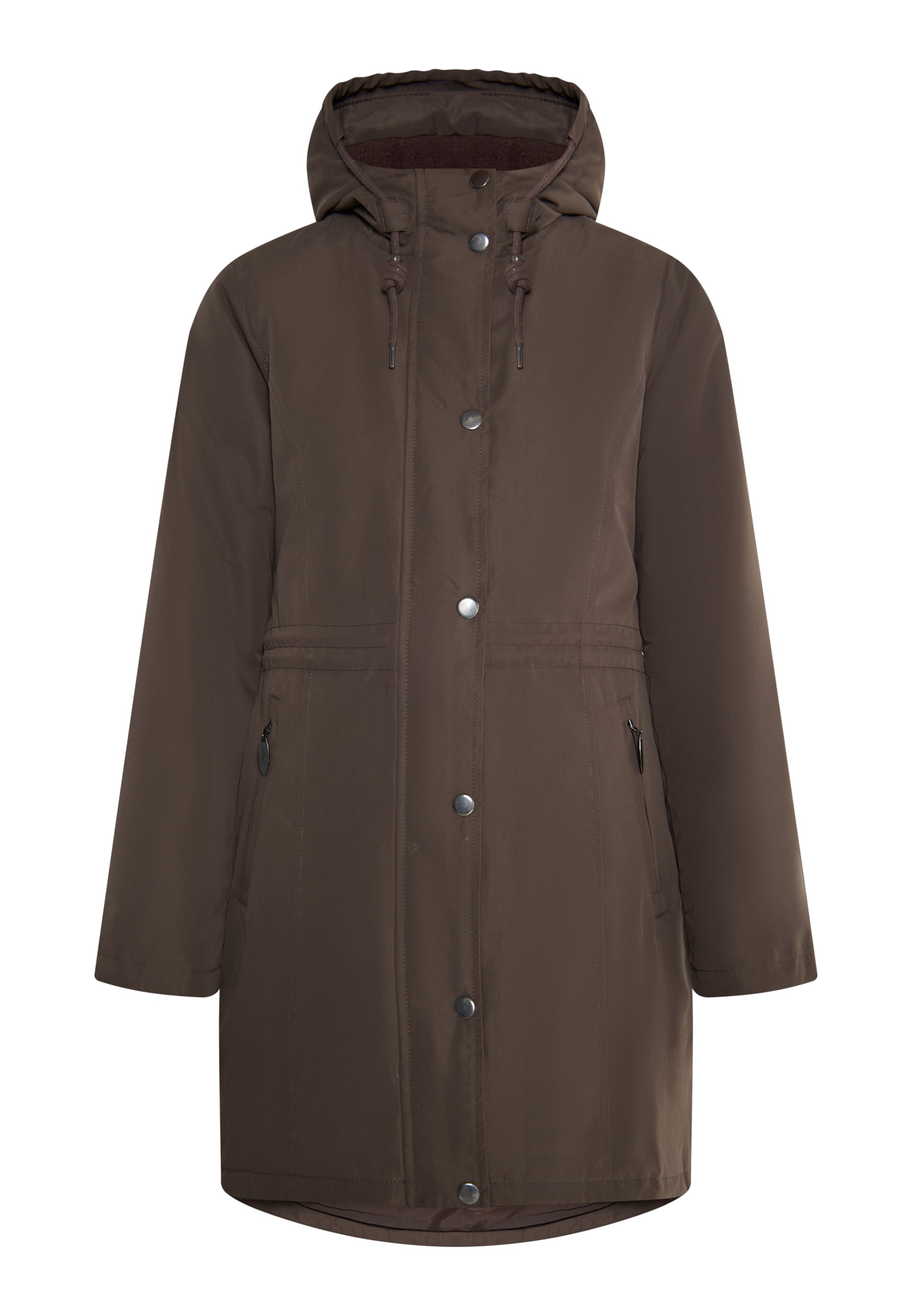 usha BLUE LABEL Between-season jacket 'Fenia' in Brown: front