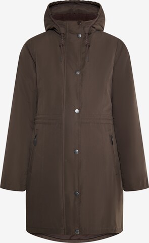 Parka d’hiver 'Fenia' usha BLUE LABEL en marron : devant