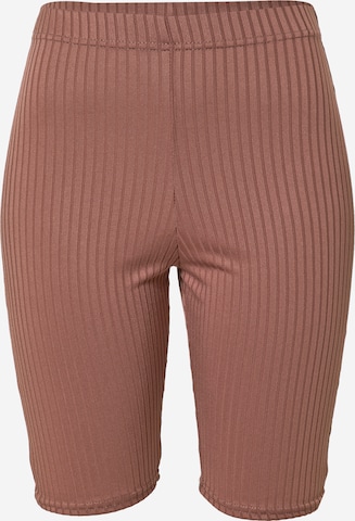 Femme Luxe Pants 'JENNY' in Brown: front
