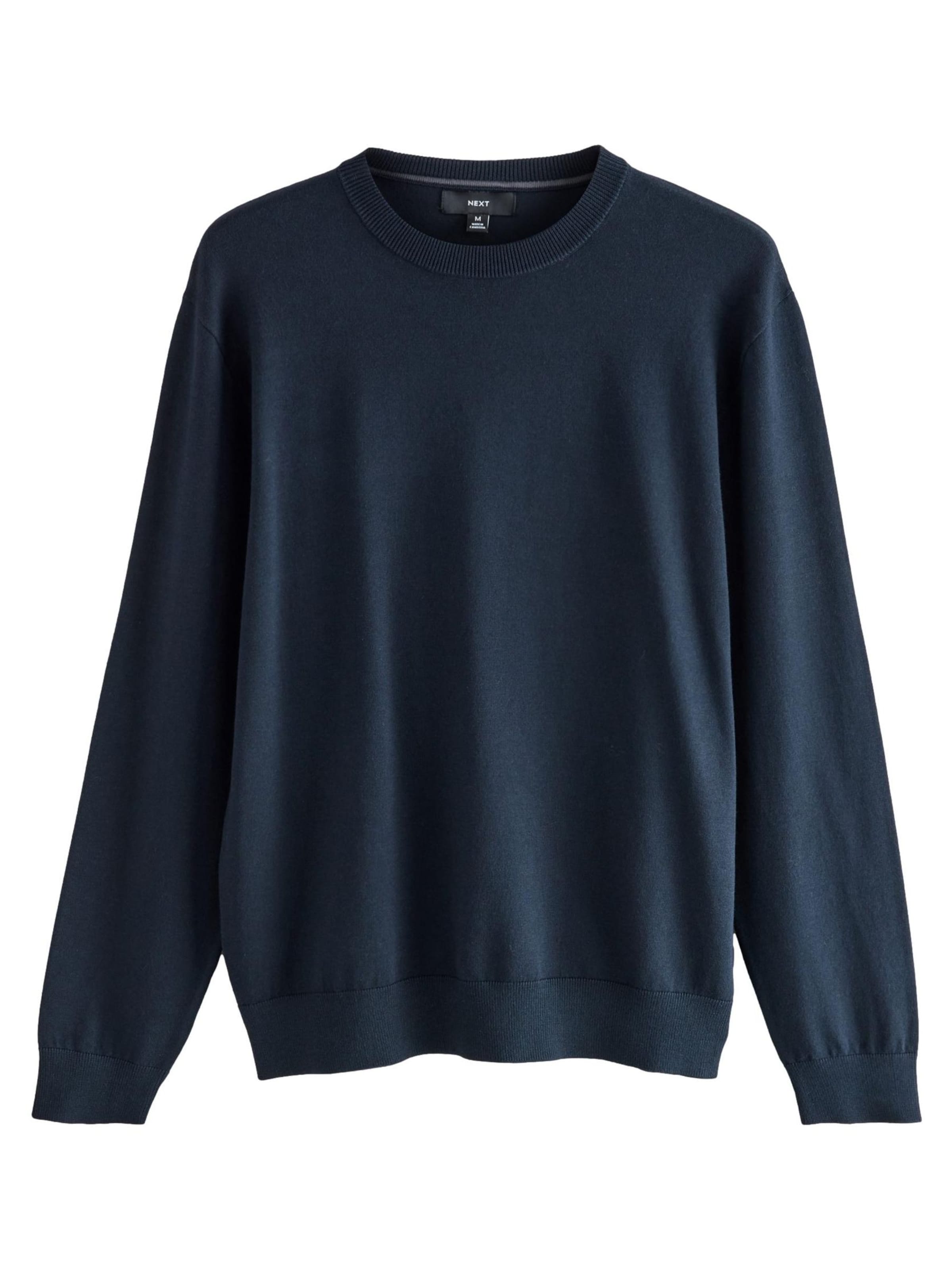 Next Pull-over en bleu marine, Vue avec produit