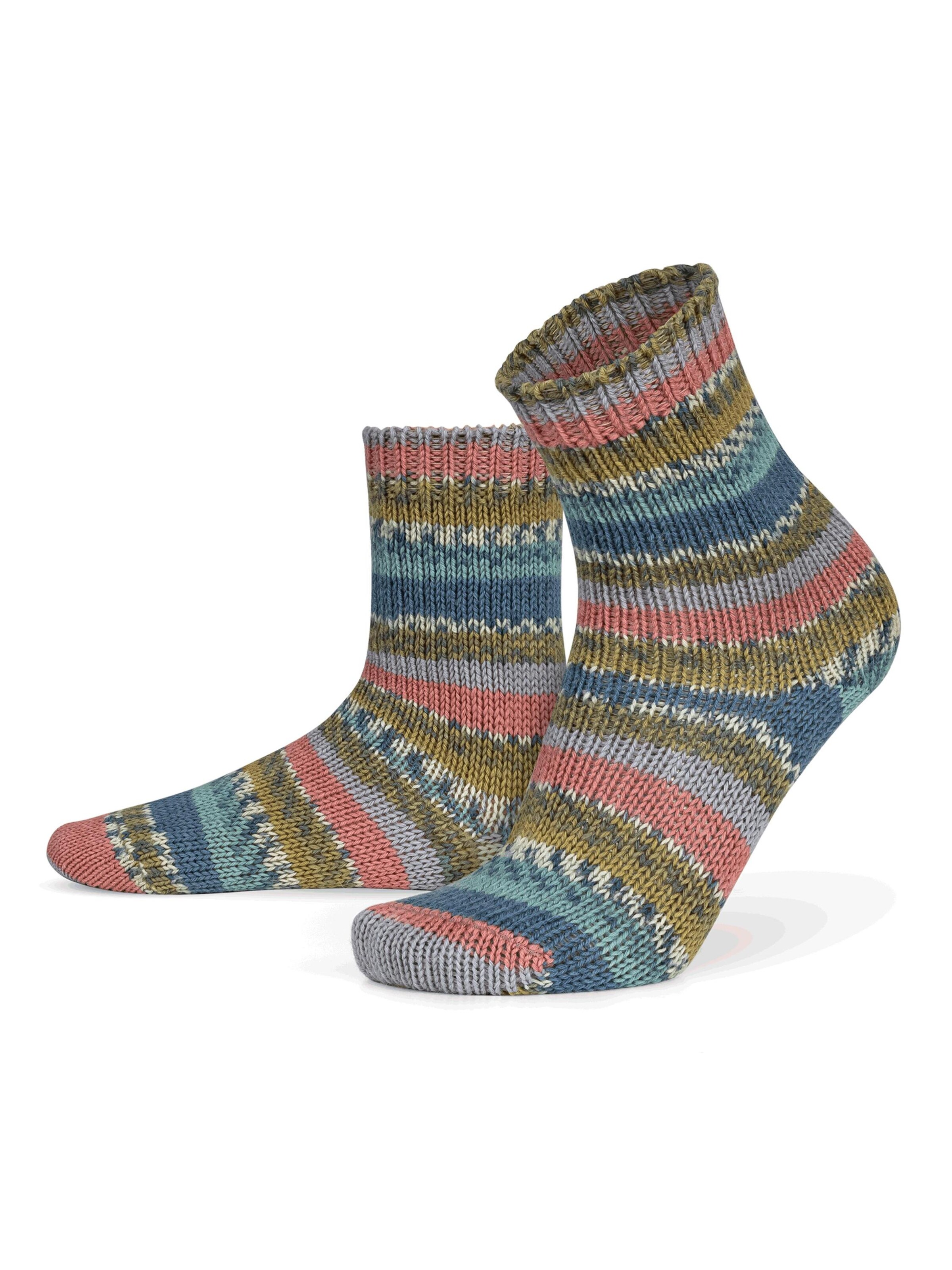 Chaussettes normani en mélange de couleurs : devant