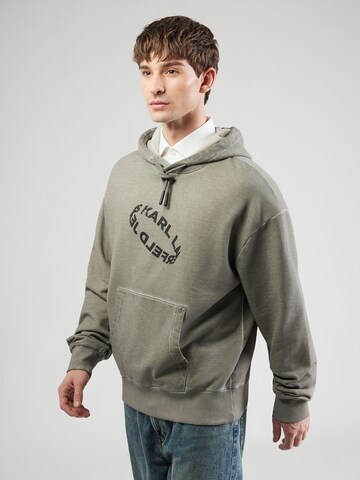 KARL LAGERFELD JEANS Sweatshirt 'ECLIPSE' i grå: framsida