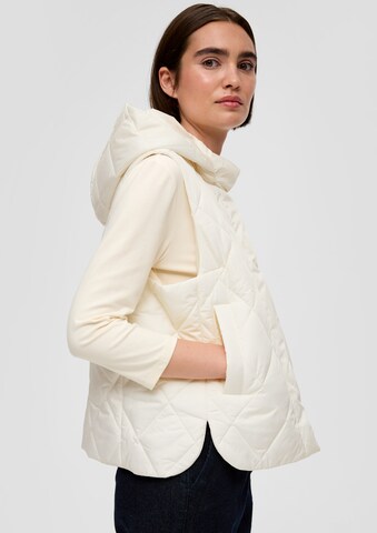 Gilet s.Oliver BLACK LABEL en blanc