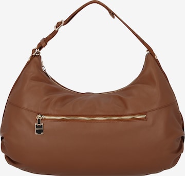 Borbonese Shoulder Bag in Brown: front