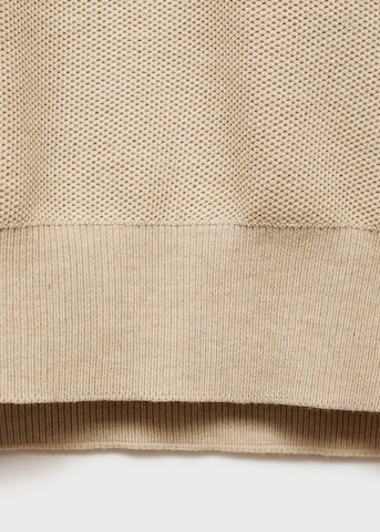 MANGO MAN Sweater 'Ten' in Beige