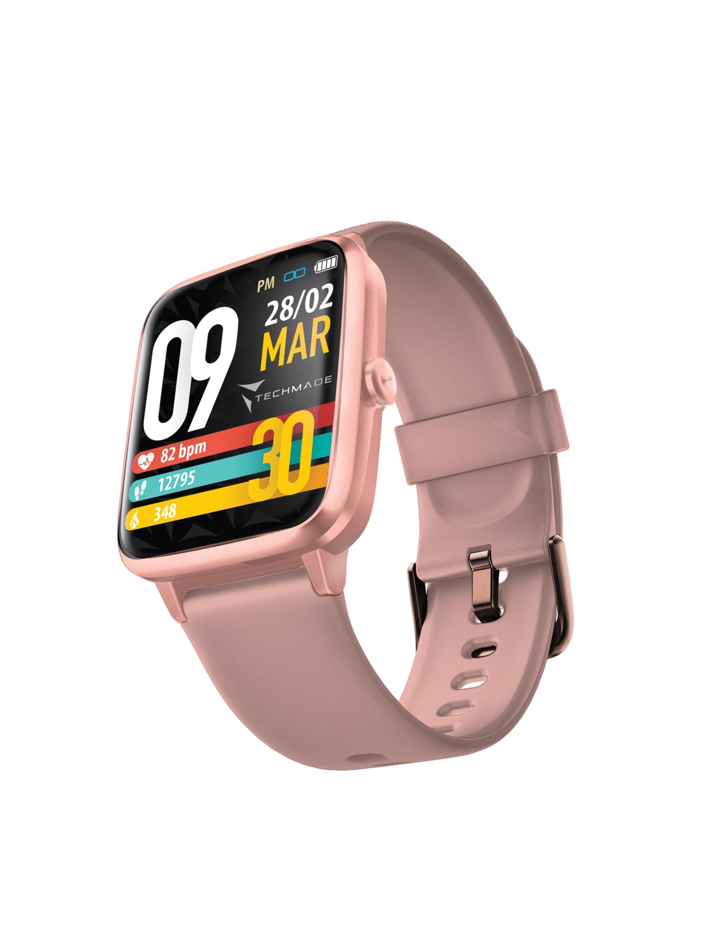 Techmade Digital Watch in Pink