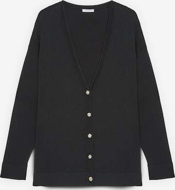 Cardigan Fiorella Rubino en noir : devant