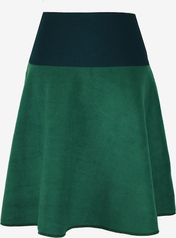 dunkle design Rock 'A-Linie Fleece' in Grün: Vorderseite