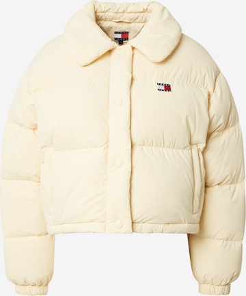 Tommy Jeans - Chaqueta de invierno en amarillo: frente