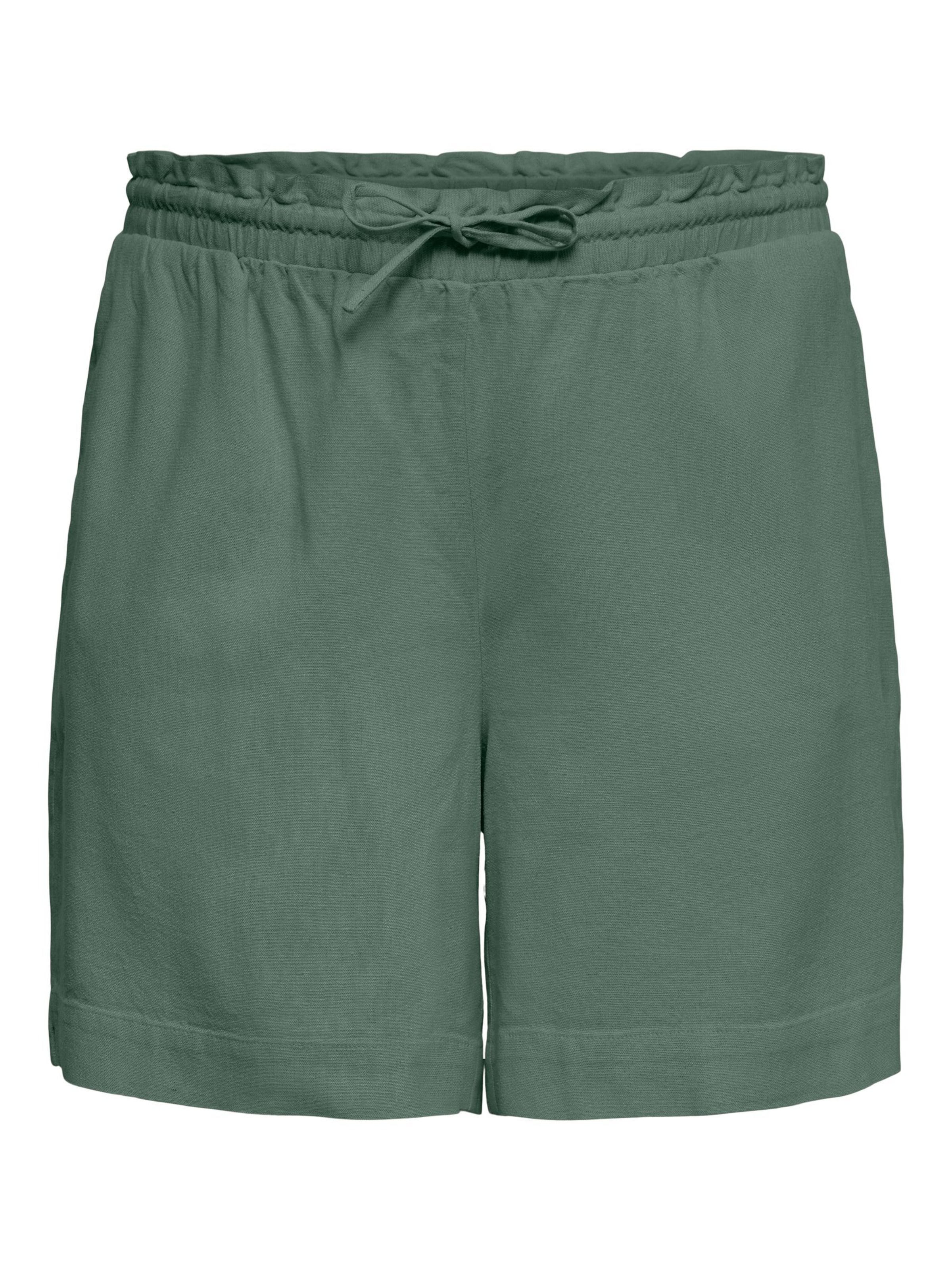 Vero Moda Curve Pants 'MYMILO' in Green: front
