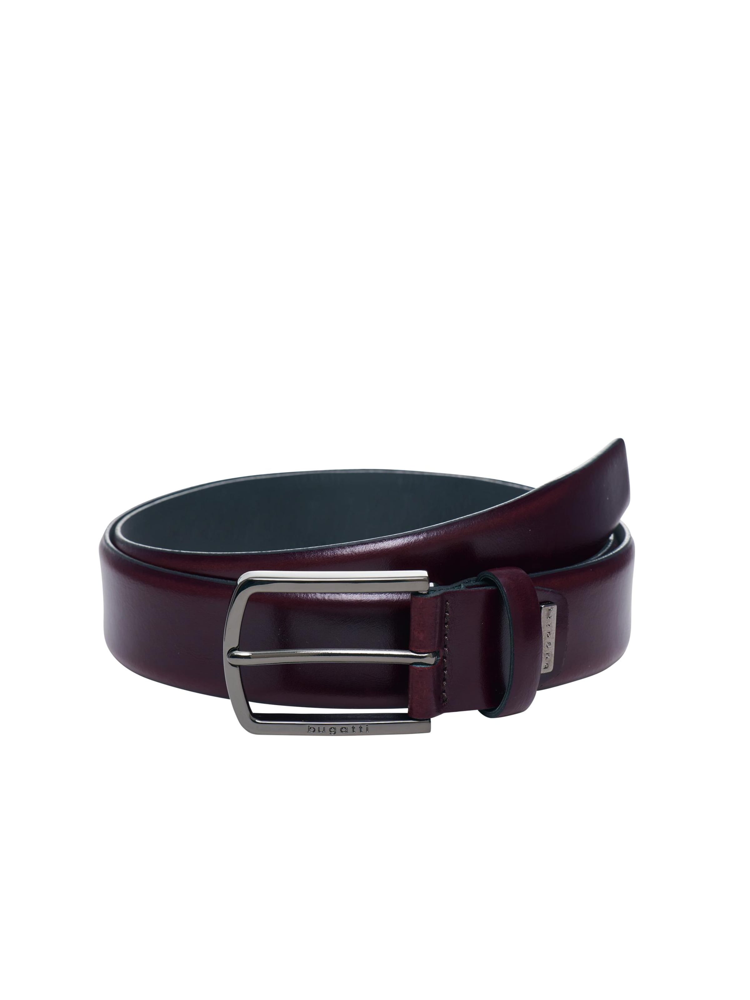 bugatti Belt '0299' in Red: front