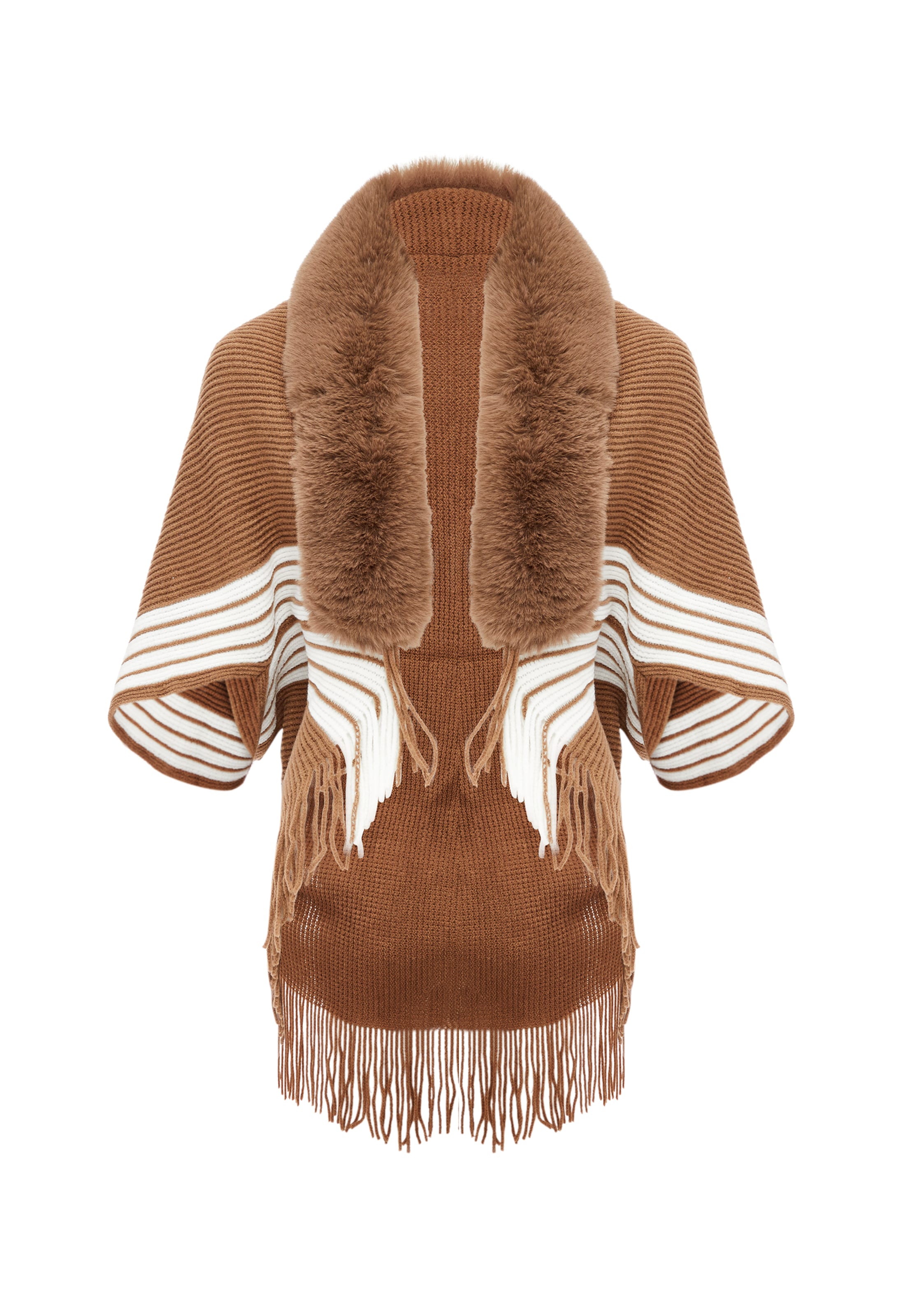 NALLY Cape in Bruin: voorkant