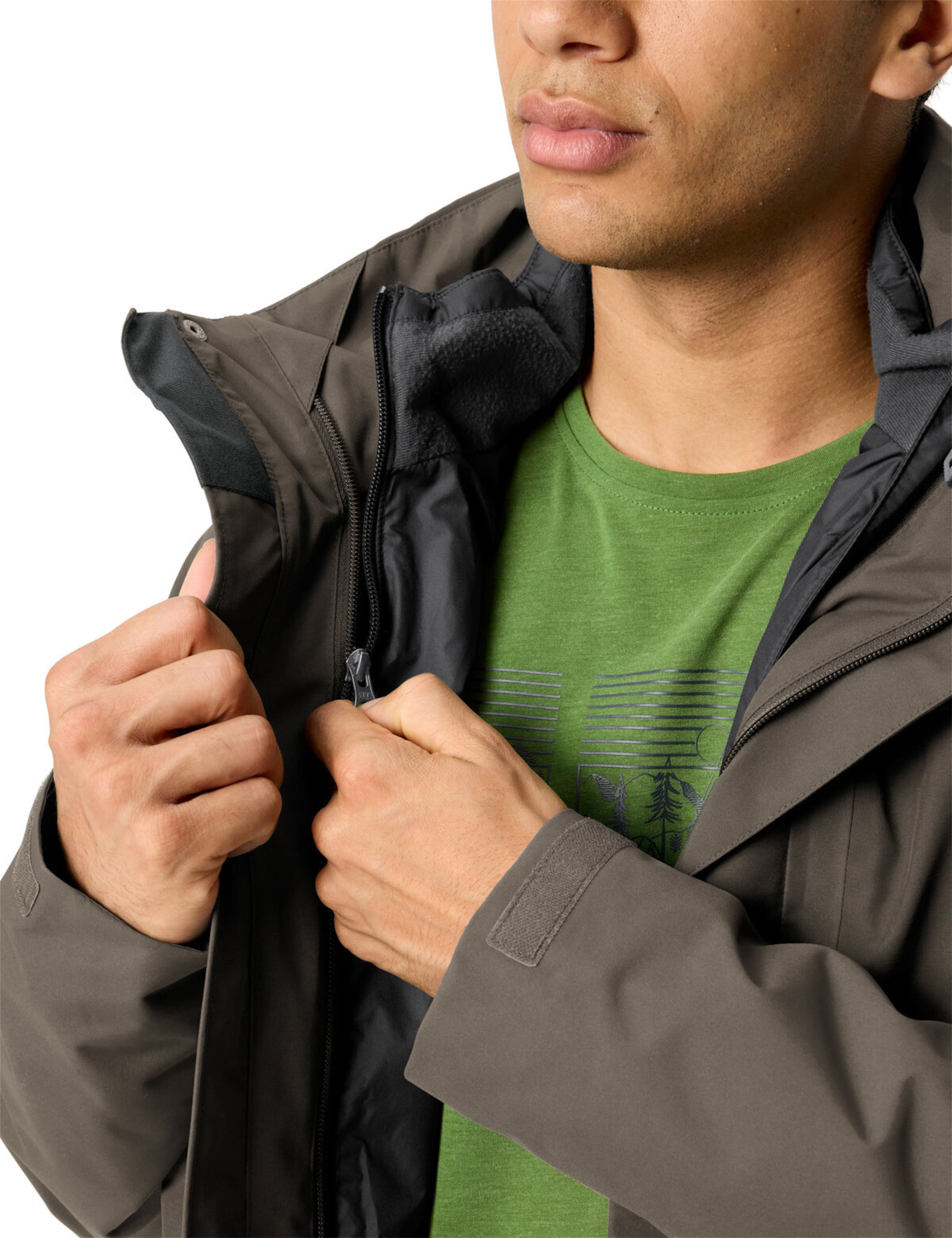 VAUDE Outdoor jacket 'Caserina III' in Brown