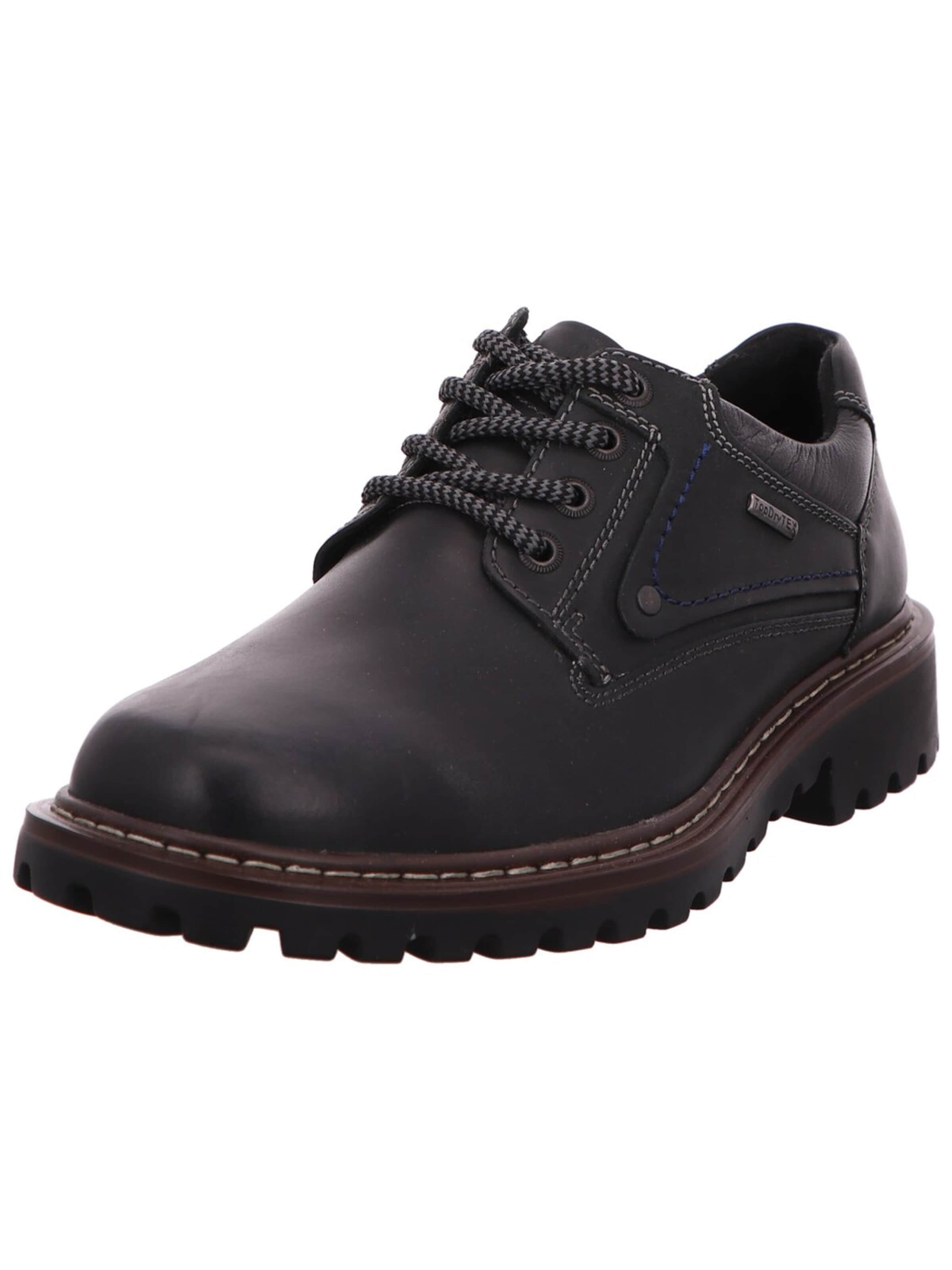 JOSEF SEIBEL - Zapatos con cordón 'Sneaker Herren 21959-TE86-100 Echtleder in schwarz' en marrón: frente