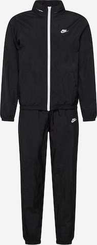 Nike Sportswear Jogginganzug in Schwarz: predná strana