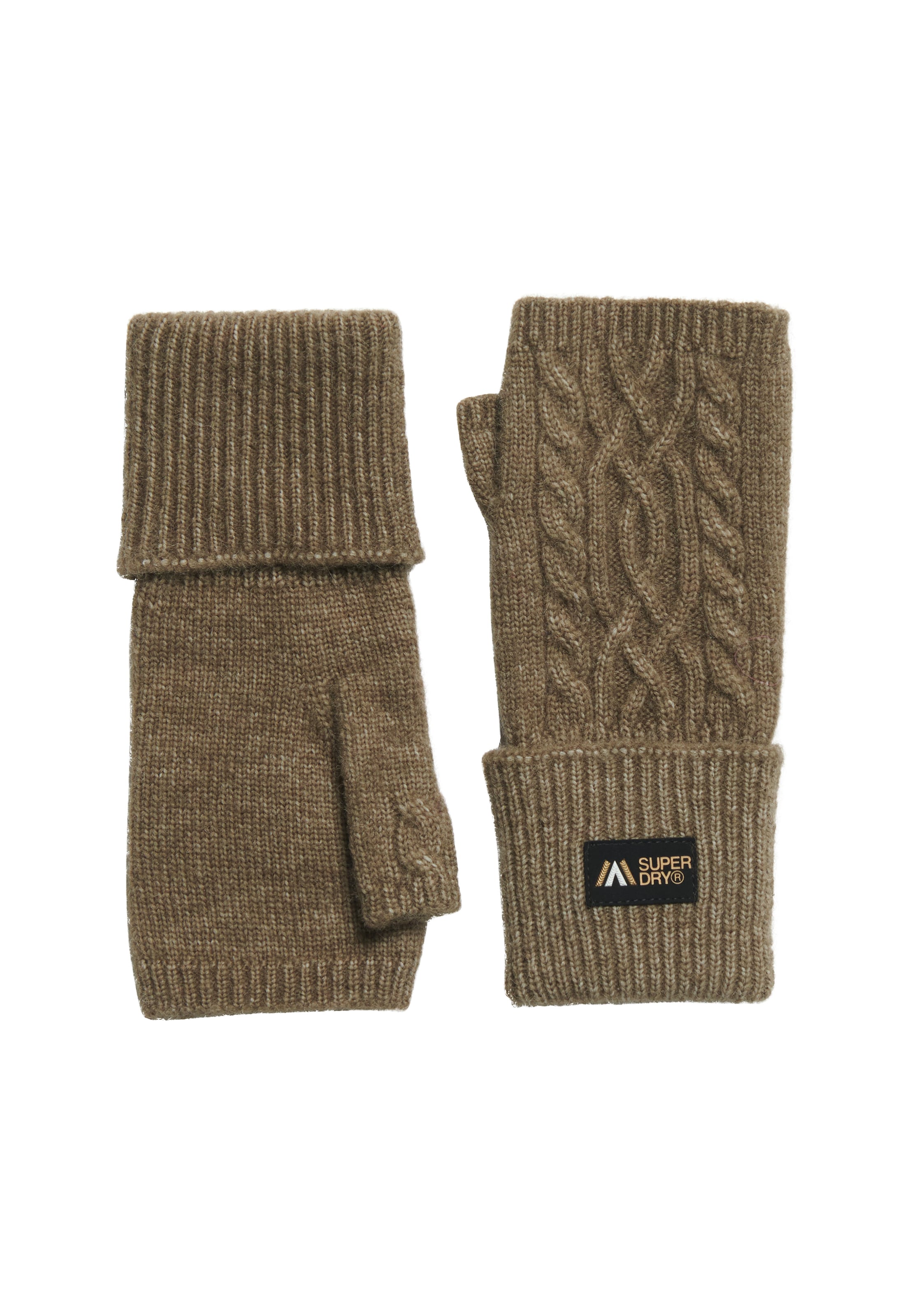 Mitaines Superdry en vert : devant