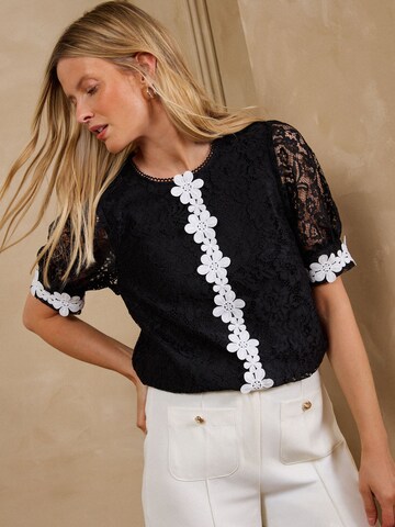 love & roses Blouse in Black