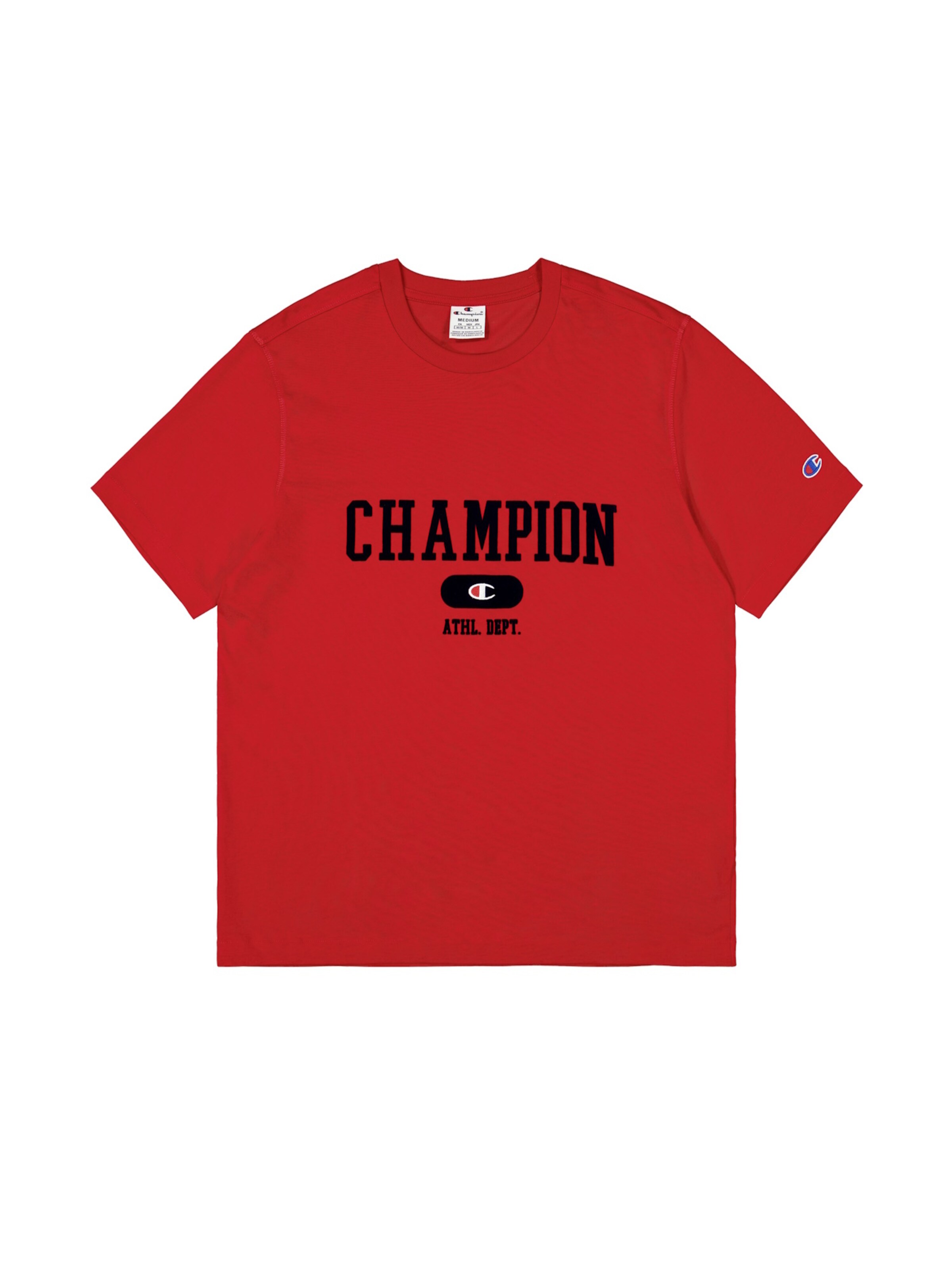 Champion Authentic Athletic Apparel T-Shirt in Rot: Vorderseite