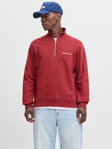 JACK & JONES - Sudadera 'JORNORREBRO' en rojo: frente