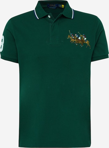 T-Shirt Polo Ralph Lauren en vert : devant