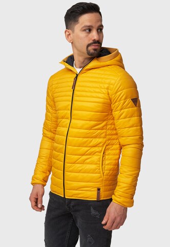 INDICODE JEANS Between-Season Jacket 'Bowers' in Yellow