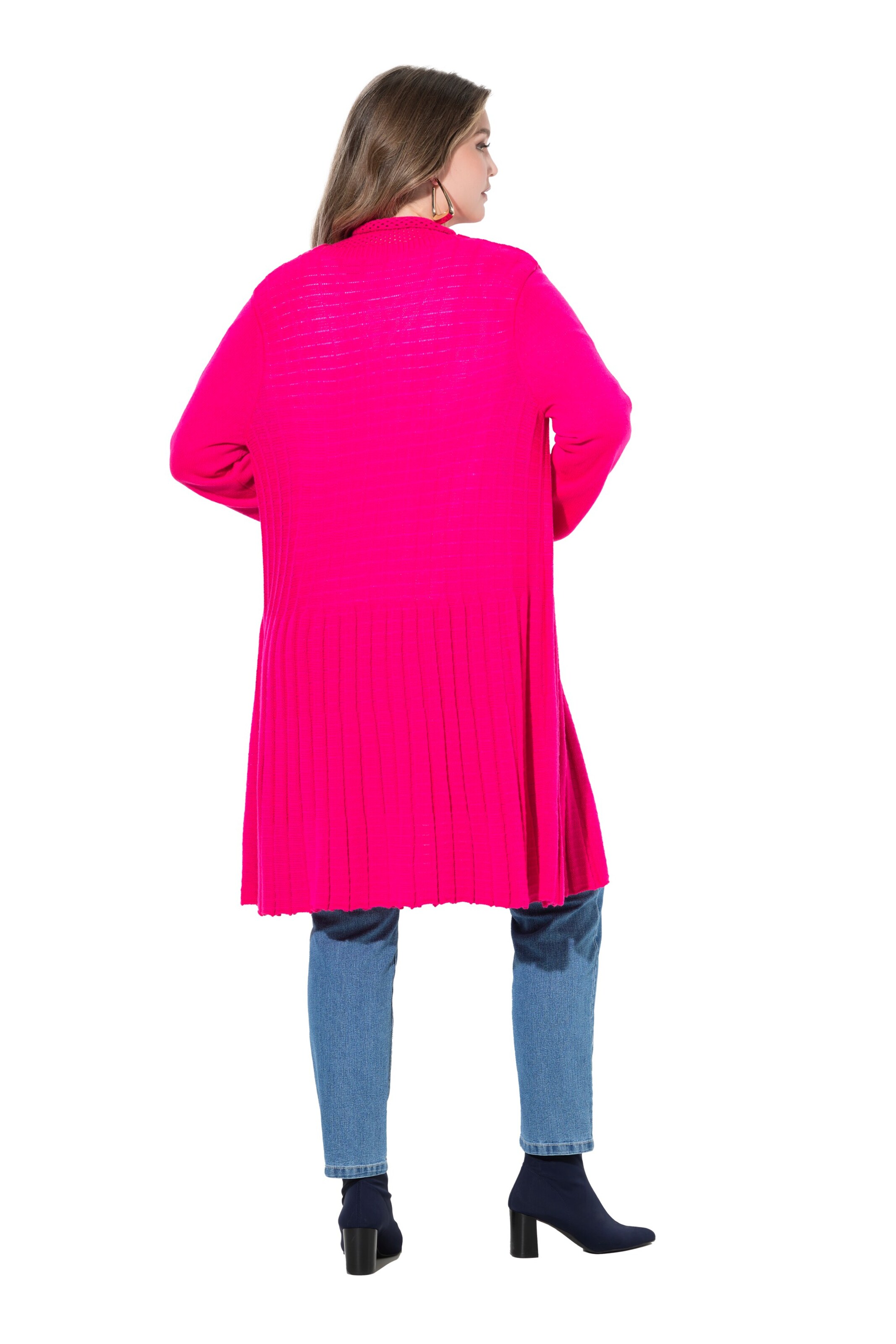 MIAMODA Gebreid vest in Roze