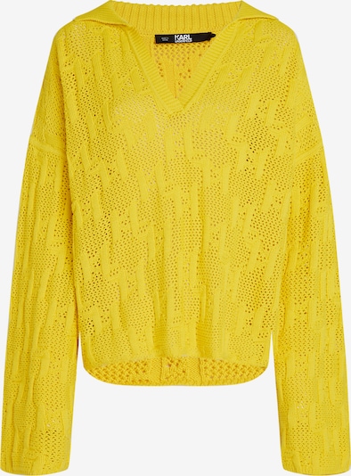 Pullover Karl Lagerfeld di colore giallo, Visualizzazione prodotti