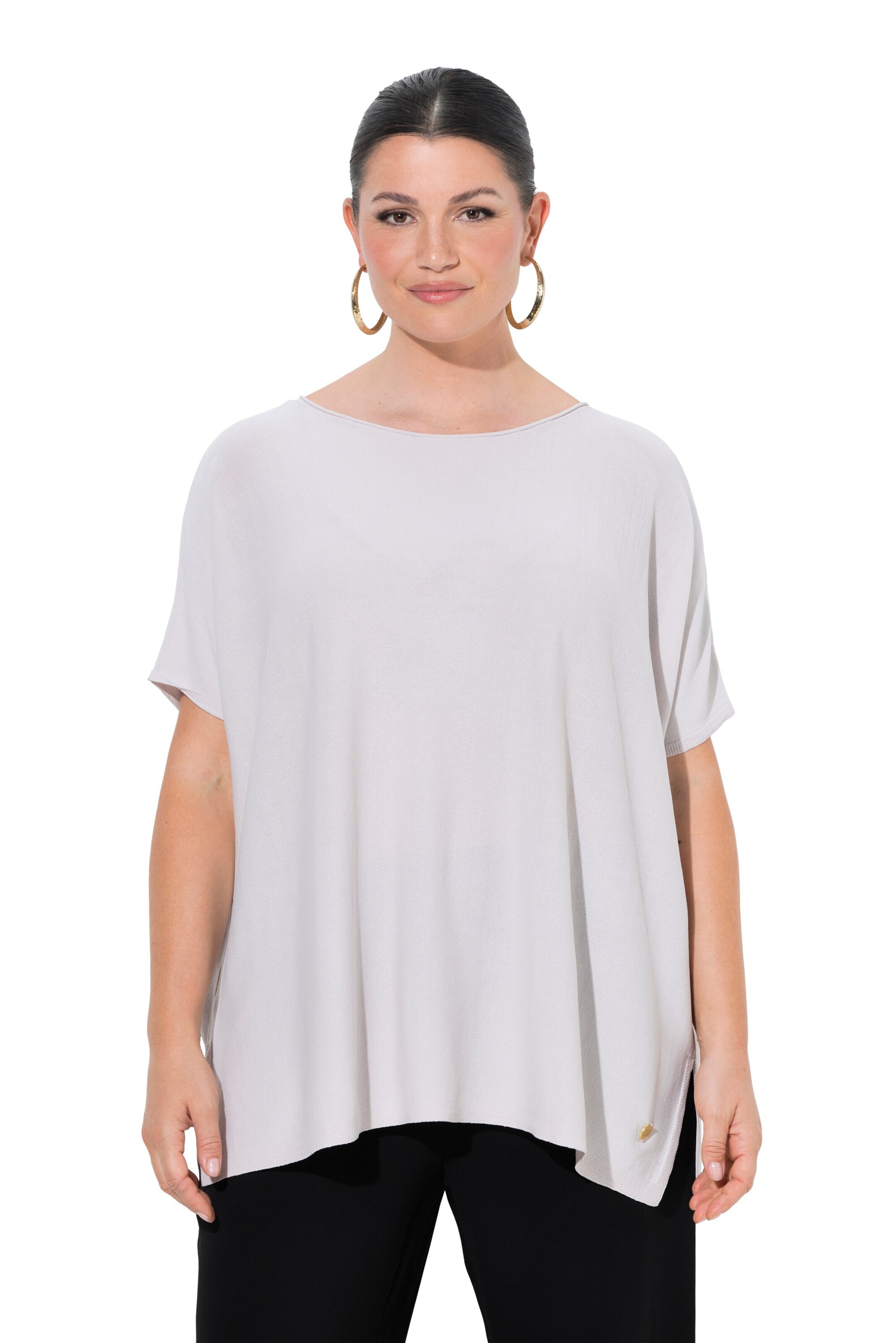 Ulla Popken Sweater in White: front