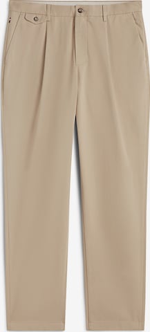 TOMMY HILFIGER Pleat-front trousers in Beige: front