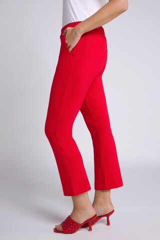 Ulla Popken Bootcut Broek in Rood