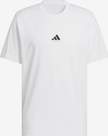ADIDAS PERFORMANCE - Camiseta funcional 'Basketball Graphic' en blanco: frente