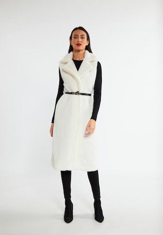 faina Bodywarmer in Wit: voorkant