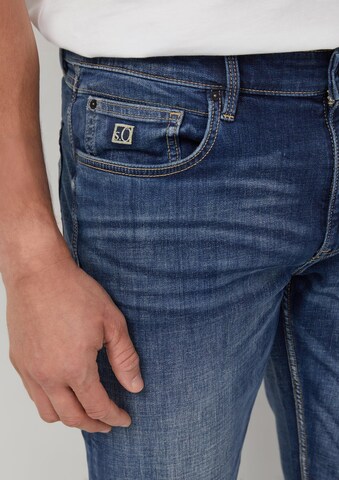 Regular Jean 'YORK' s.Oliver en bleu