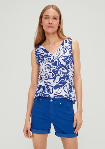 Top di s.Oliver in blu: frontale