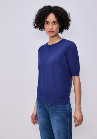 STREET ONE Sweater in Blue: front