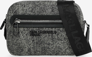 KARL LAGERFELD JEANSTorba preko ramena 'Essential' - crna boja: prednji dio