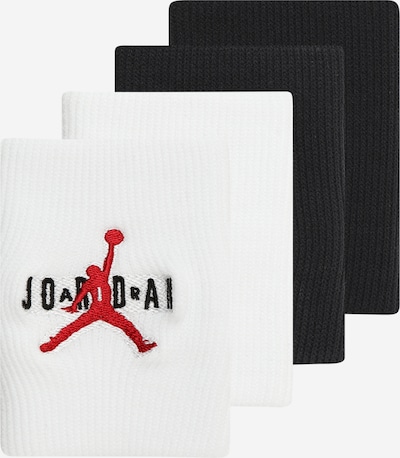 Jordan Schweißband 'JUMPMAN' in rot / schwarz / weiß, Produktansicht