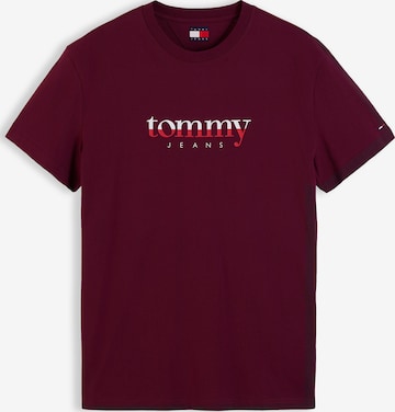 purpurinė Tommy Jeans Marškinėliai: priekis