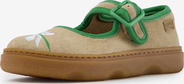 CAMPER Ballerina's 'Kiddo' in Groen: voorkant