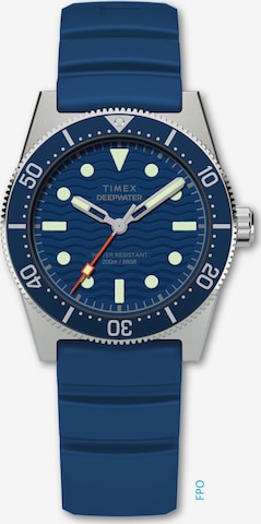 TIMEX Analoog horloge 'Deepwater Reef 200' in Blauw: voorkant