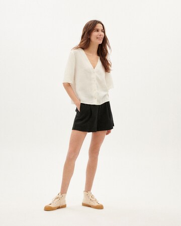 Thinking MU - Blusa 'Hemp Libelula' en blanco