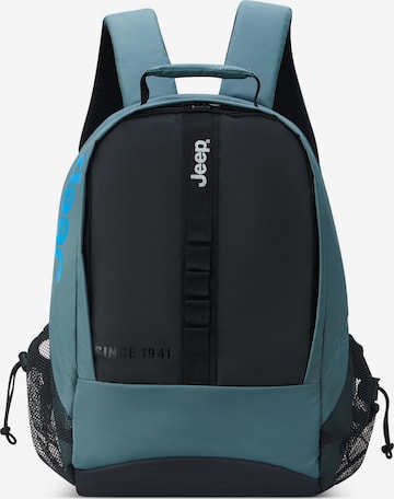 Zaino 'JS011B' di Jeep in blu: frontale
