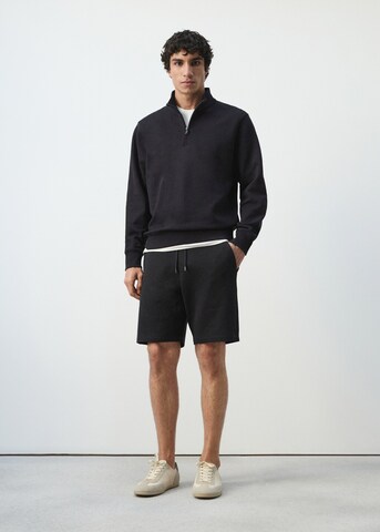 MANGO MAN Sweatshirt 'Winne' in Black