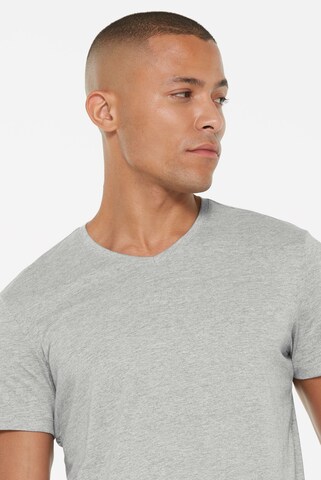 Harlem Soul T-Shirt V-Neck, 2er-Pack in Grau