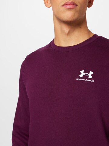 UNDER ARMOUR - Sweatshirt de desporto em roxo